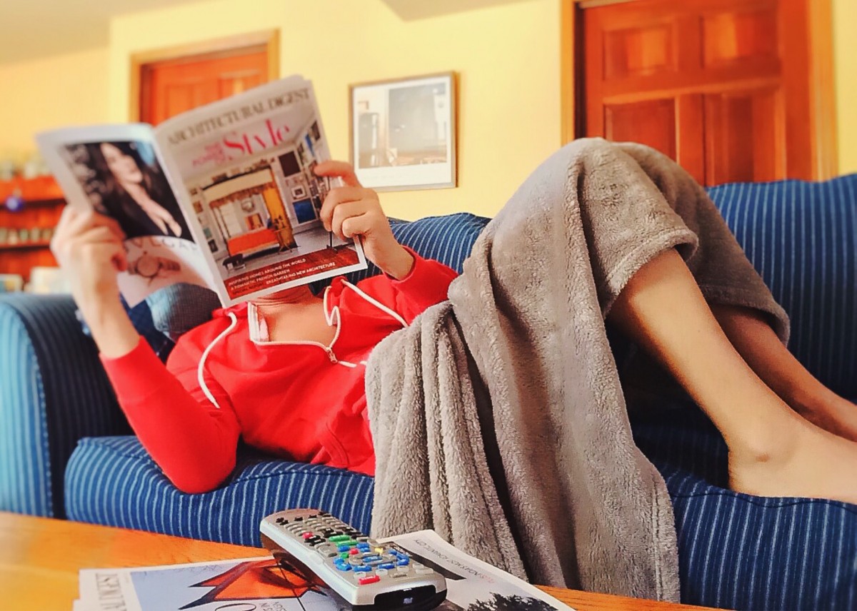 couch reading