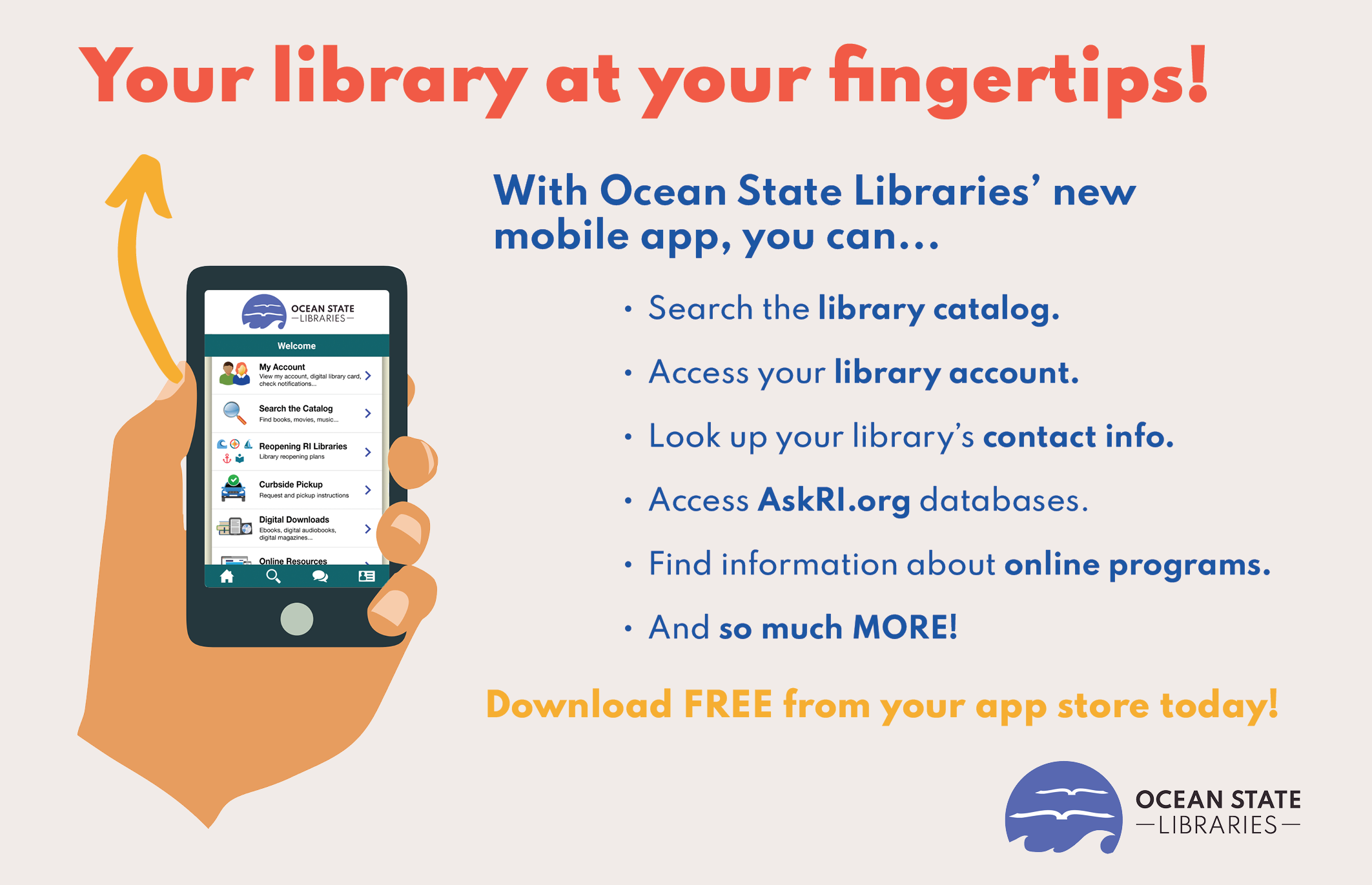 Ocean State Libraries Mobile App Lincoln Public Library