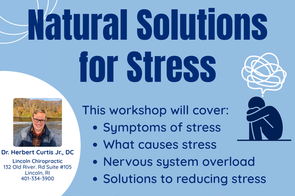 natural solutions for stress with Dr. Herbert Curtis Jr.