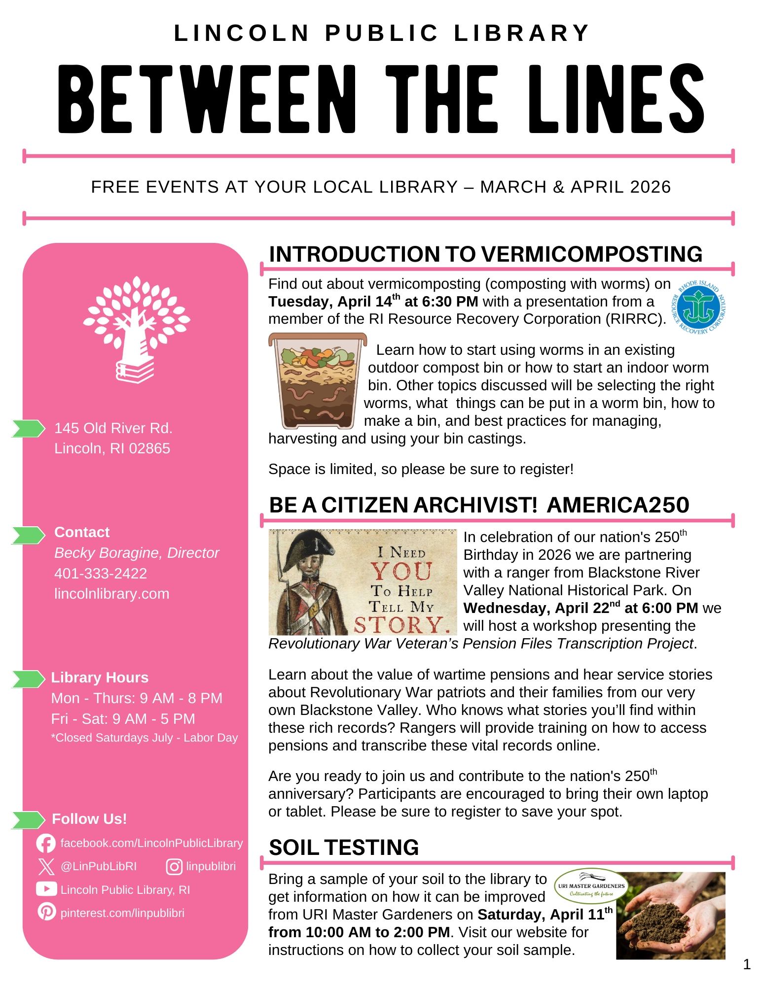 newsletter 3-4 page 1