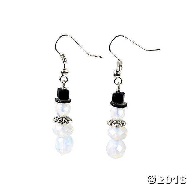 Snowman Earrings
