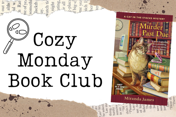 cozy monday book club, murder past due