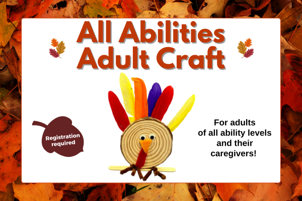 all abilities adult craft, turkey decorations