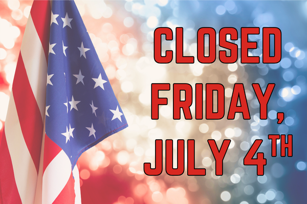 closed on friday, july 4th