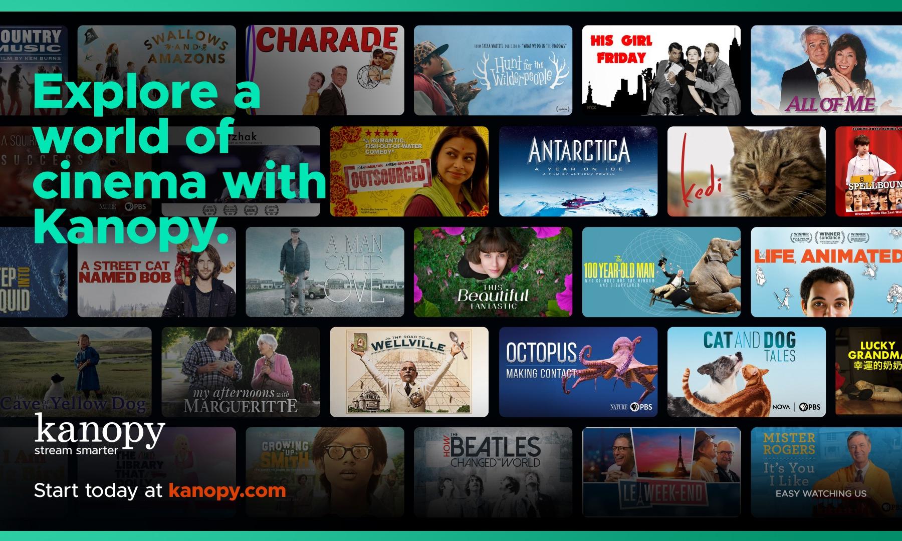 Explore a world of cinema with Kanopy. Start today at Kanopy.com